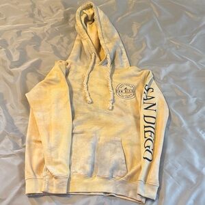 San Diego Yellow tie dye  Hoodie